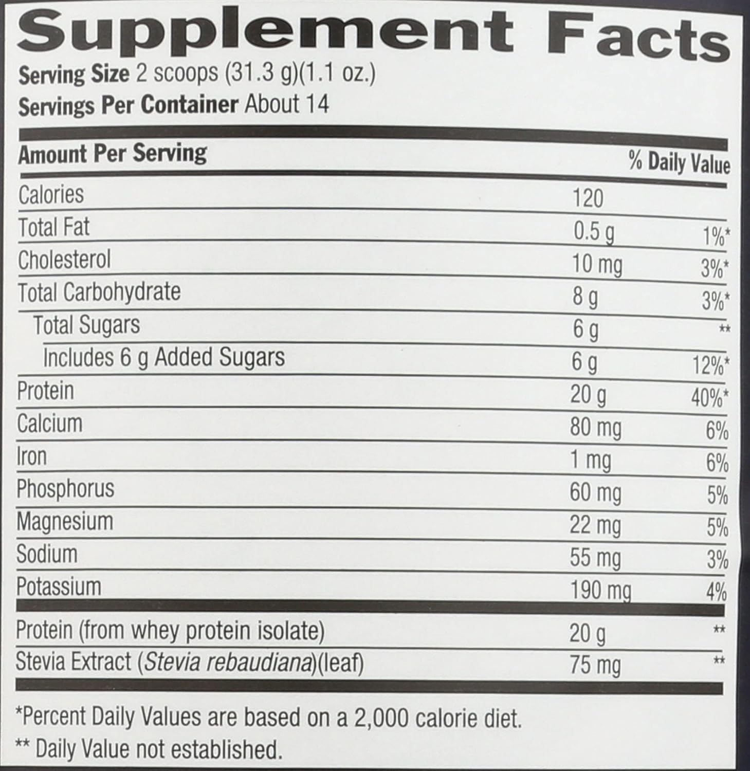 Chocolate Biochem Whey Protein Powder - 20g Protein for Muscle Support & Intense Workouts - 15.4 oz