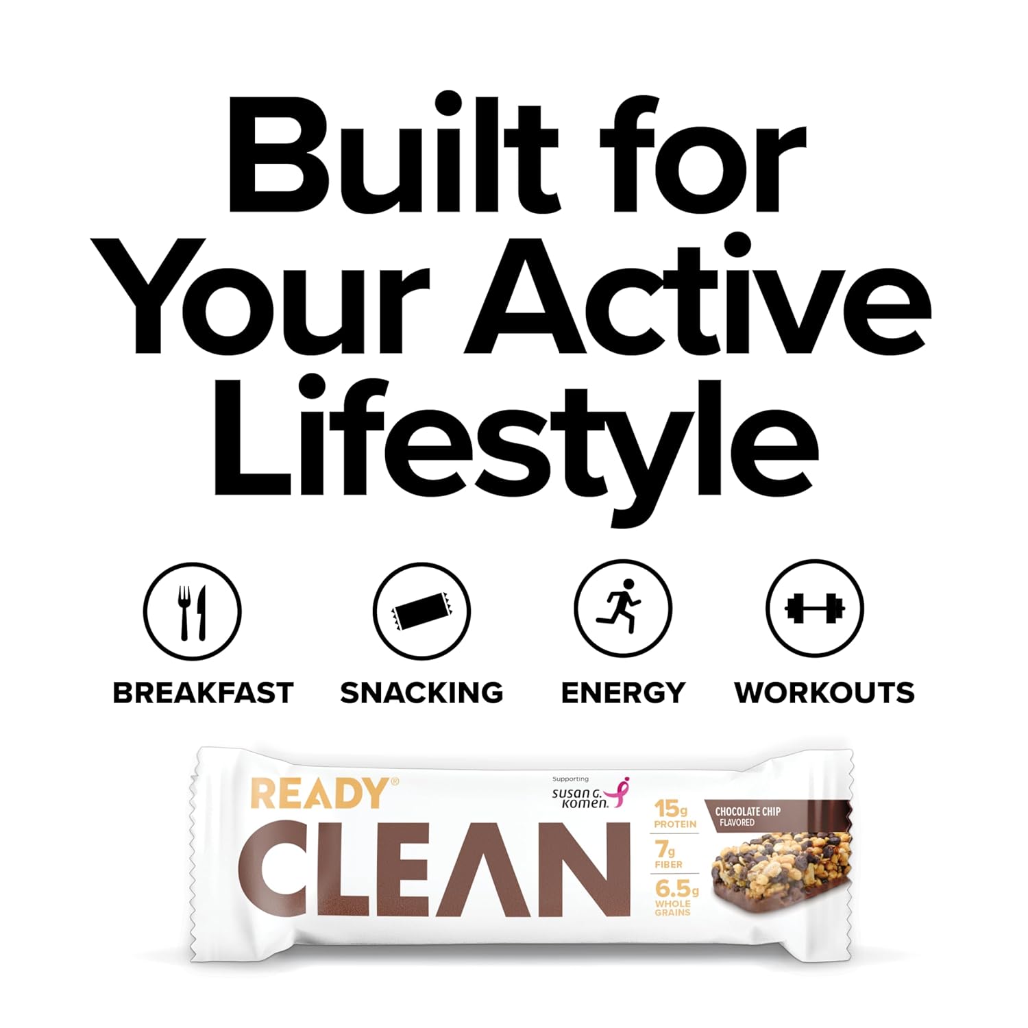 Chocolate Chip Ready Clean Protein Bar - Delicious and Nutritious Snack for On-the-Go Energy Boost