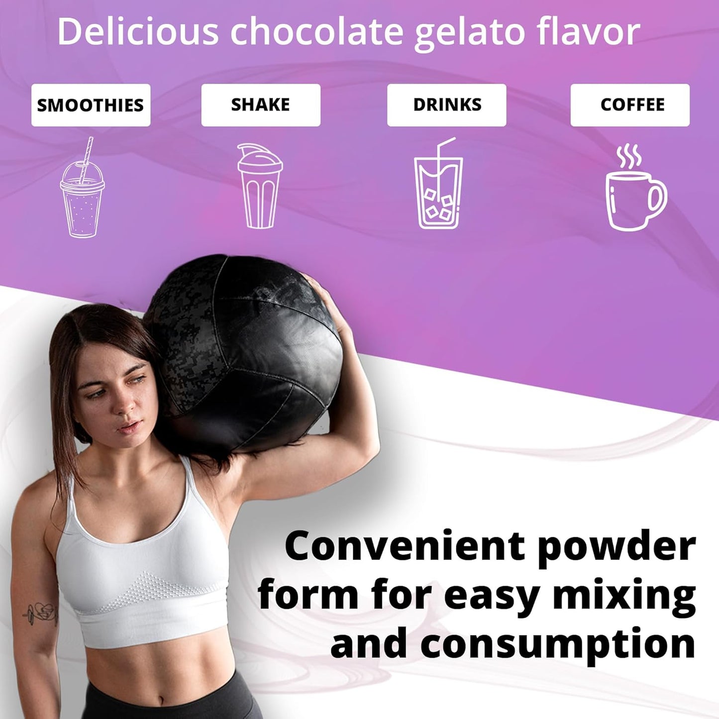 Chocolate Gelato Flavored Grass-Fed Whey Protein Isolate - 25g Protein - NSF Certified - No Fillers - 30 Servings