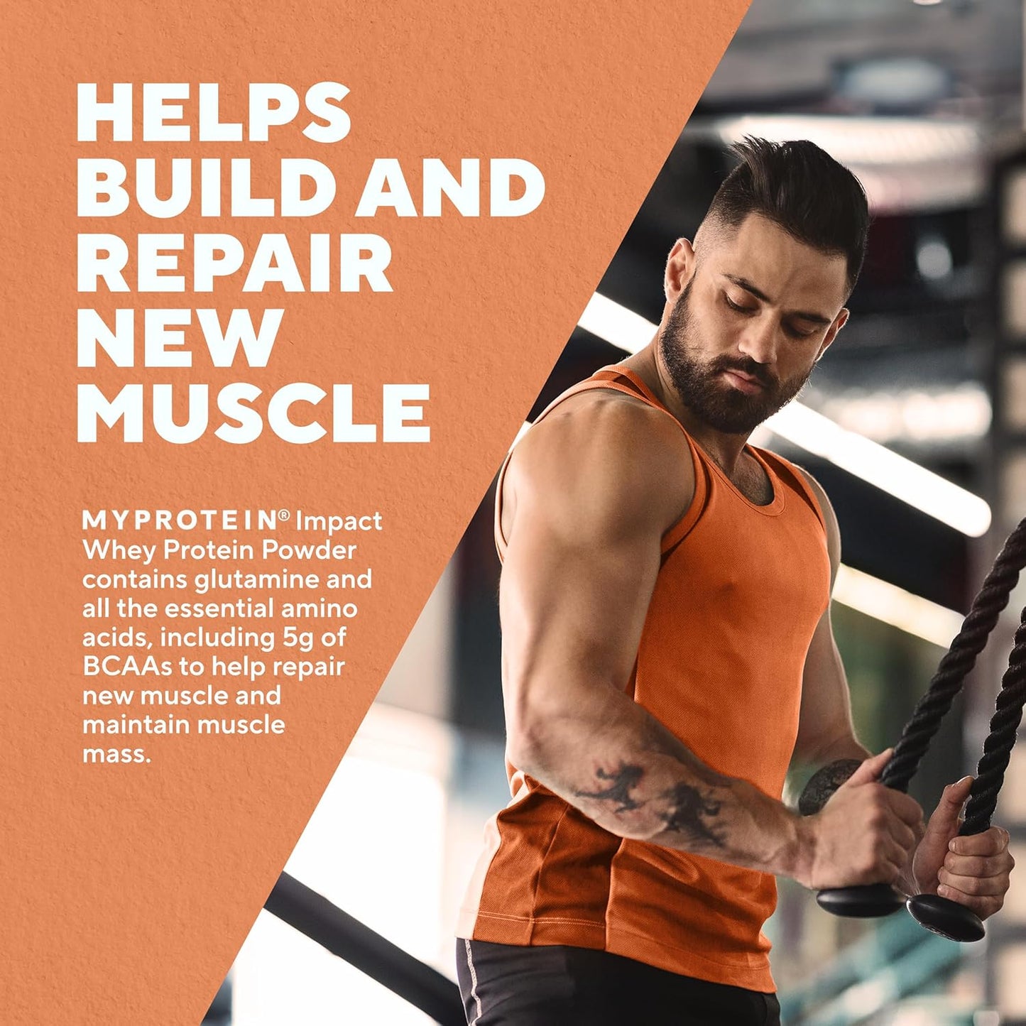 Chocolate Milkshake Whey Protein Powder, 5.5 Lbs - 75 Servings, 22g Protein & 5g BCAA Per Serving - Muscle Strength & Recovery, Gluten Free - Myprotein Impact Shake