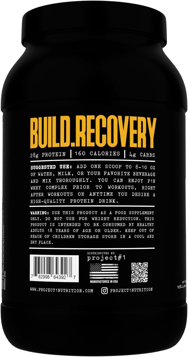 Chocolate Peanut Butter Whey Protein Isolate Powder for Muscle Growth & Recovery | 27 Servings for Protein Drinks or Workout Smoothies