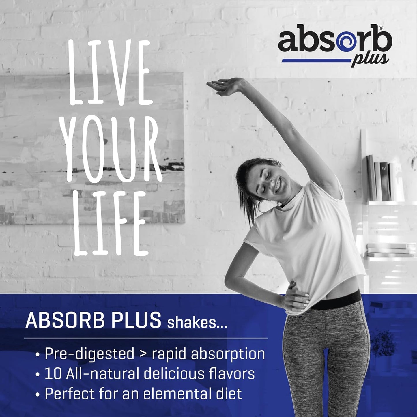 Chocolate Royale Absorb Plus Isolate Protein - Non-GMO, Gluten-Free, Lactose-Free Diet Supplement for Gut Health & Nutritional Support (2.2 Lbs)