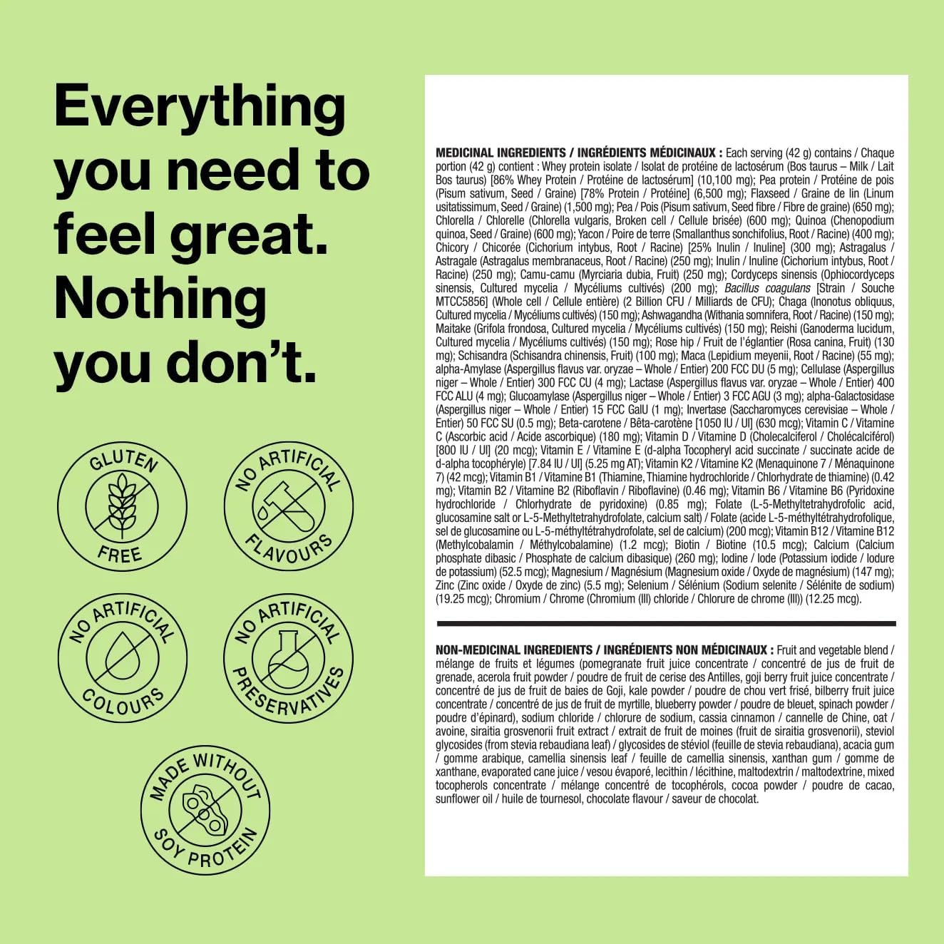 Chocolate Shakeology Whey Protein Powder Blend - Supports Weight Loss, Lean Muscle, Gut Health - Gluten-Free Superfood Shake with Vitamins & Minerals, 30 Servings