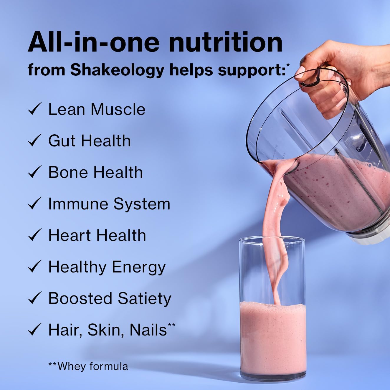 Chocolate Superfood Protein Shake for Healthy Weight Loss & Lean Muscle - BODi Shakeology Whey Protein Powder Blend with Vitamins & Minerals - Gluten Free - 14 Servings