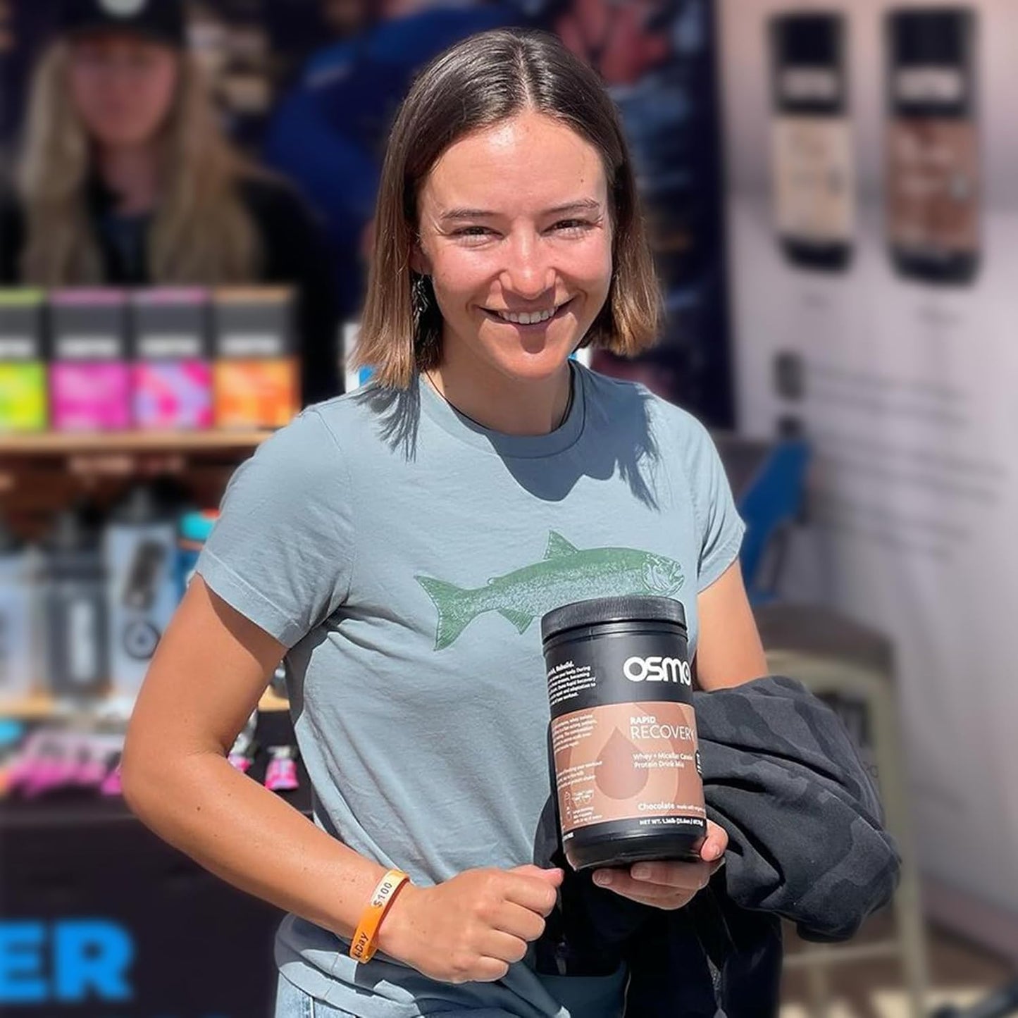 Chocolate Whey & Micellar Casein Protein Powder Blend with Carbohydrates & Caffeine for Rapid Recovery - Natural Ingredients, Muscle Repair & Glycogen Restoration - 14 Servings