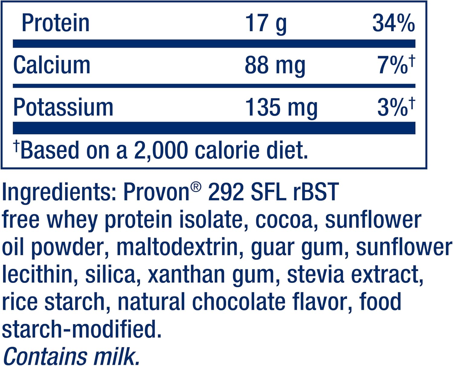 Chocolate Whey Protein Isolate: Boost Muscle Growth & Immune Health, No Sugar, Gluten Free, Non-GMO - 437g, 20 Servings