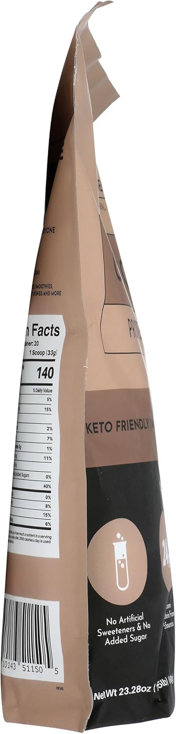 Chocolate Whey Protein Powder, 23.28 OZ by Just Ingredients - Premium Quality Supplement for Muscle Recovery and Growth