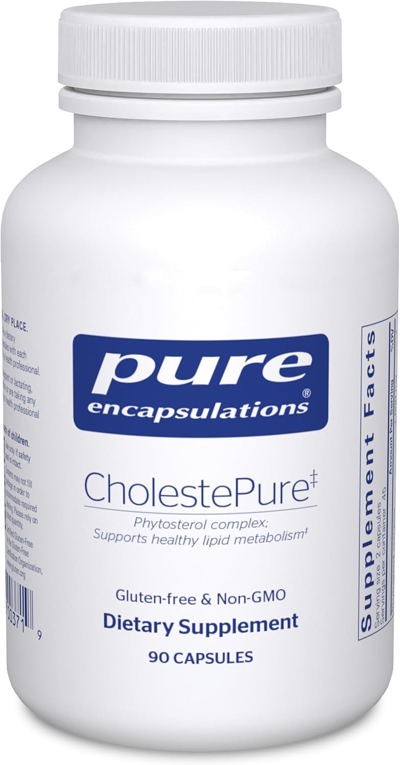 CholestePure Supplement for Cardiovascular Health, Enzyme Function, & Lipid Metabolism - 90 Capsules