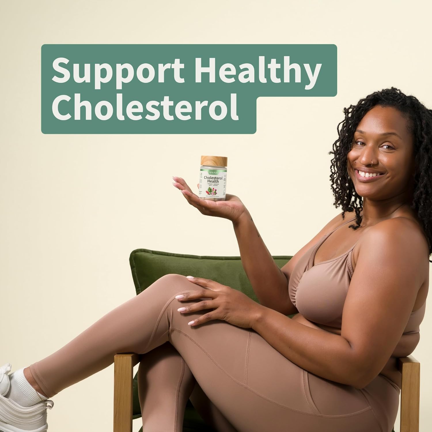 Cholesterol Health Support - Natural Heart Health Supplement, 60 Capsules by Snap Supplements