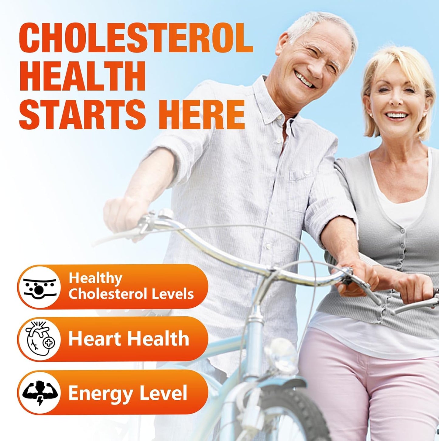 Cholesterol Support Gummies with 2000MG Plant Sterols, Mixed Berry Flavor, 60 Count - Boosts Healthy Cholesterol & Energy