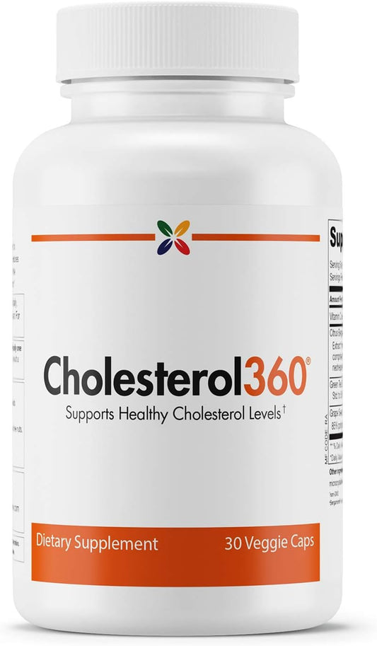 Cholesterol360 Formula with Antioxidants for Heart Health - 30 Vcaps