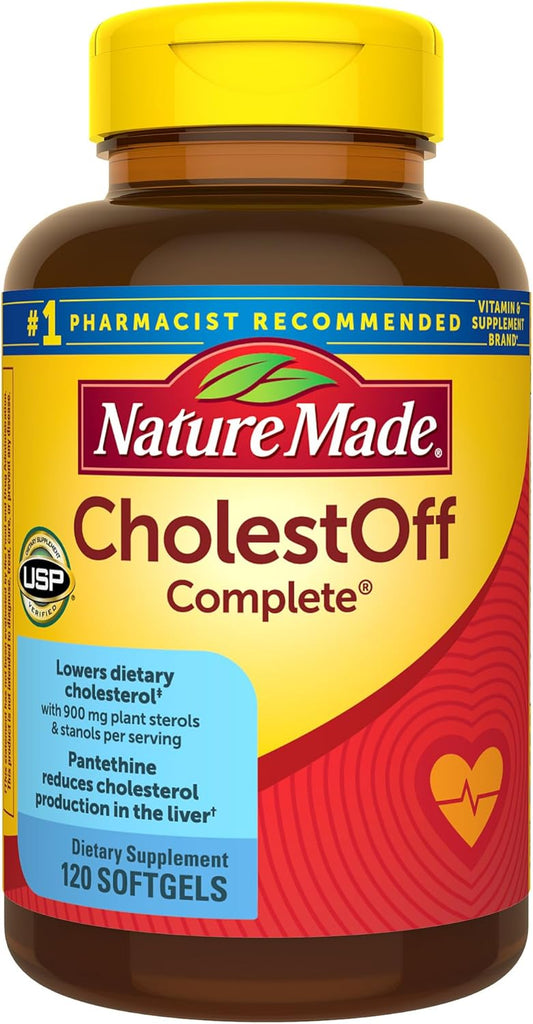 CholestOff Complete Softgels - 120 Count, 20 Day Supply by Nature Made