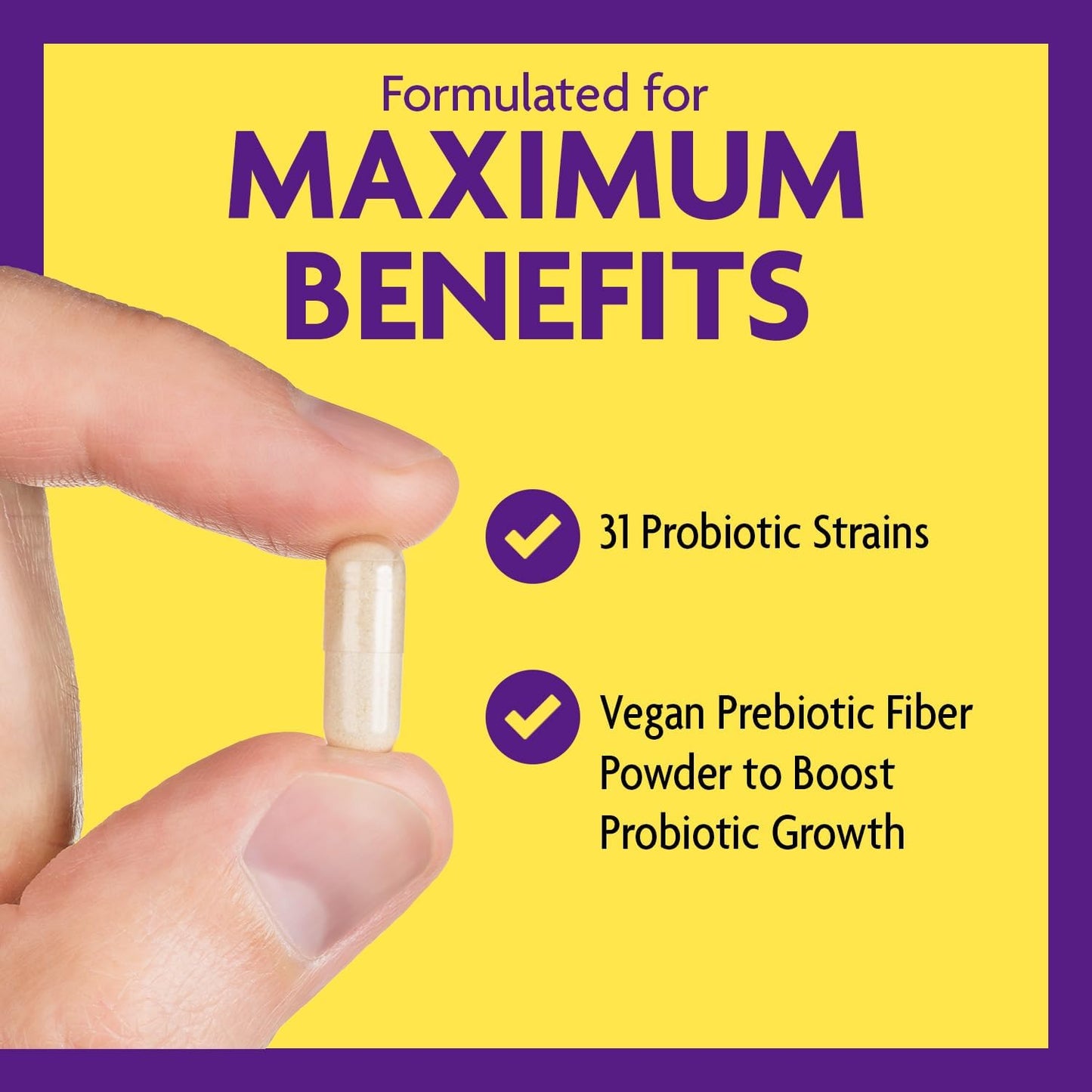 Choline Bitartrate & Multi Strain Probiotic Bundle for Memory, Mood, & Brain Health Boost - 550mg Choline, 100 Capsules + 60 Probiotic Capsules.
