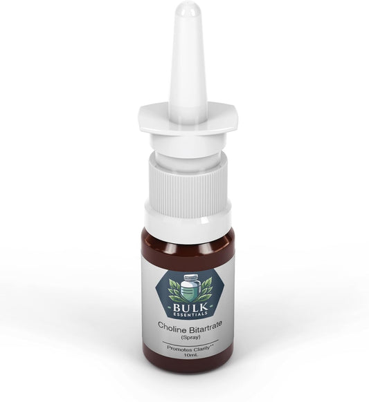 Choline Bitartrate Spray for Clarity, Focus, and Energy - 100 Sprays - Nootropic Supplement
