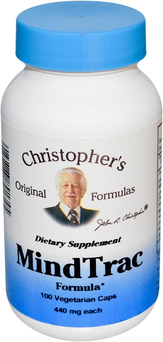 Christopher's Mind Trac Vegetarian Capsules - 100 Count