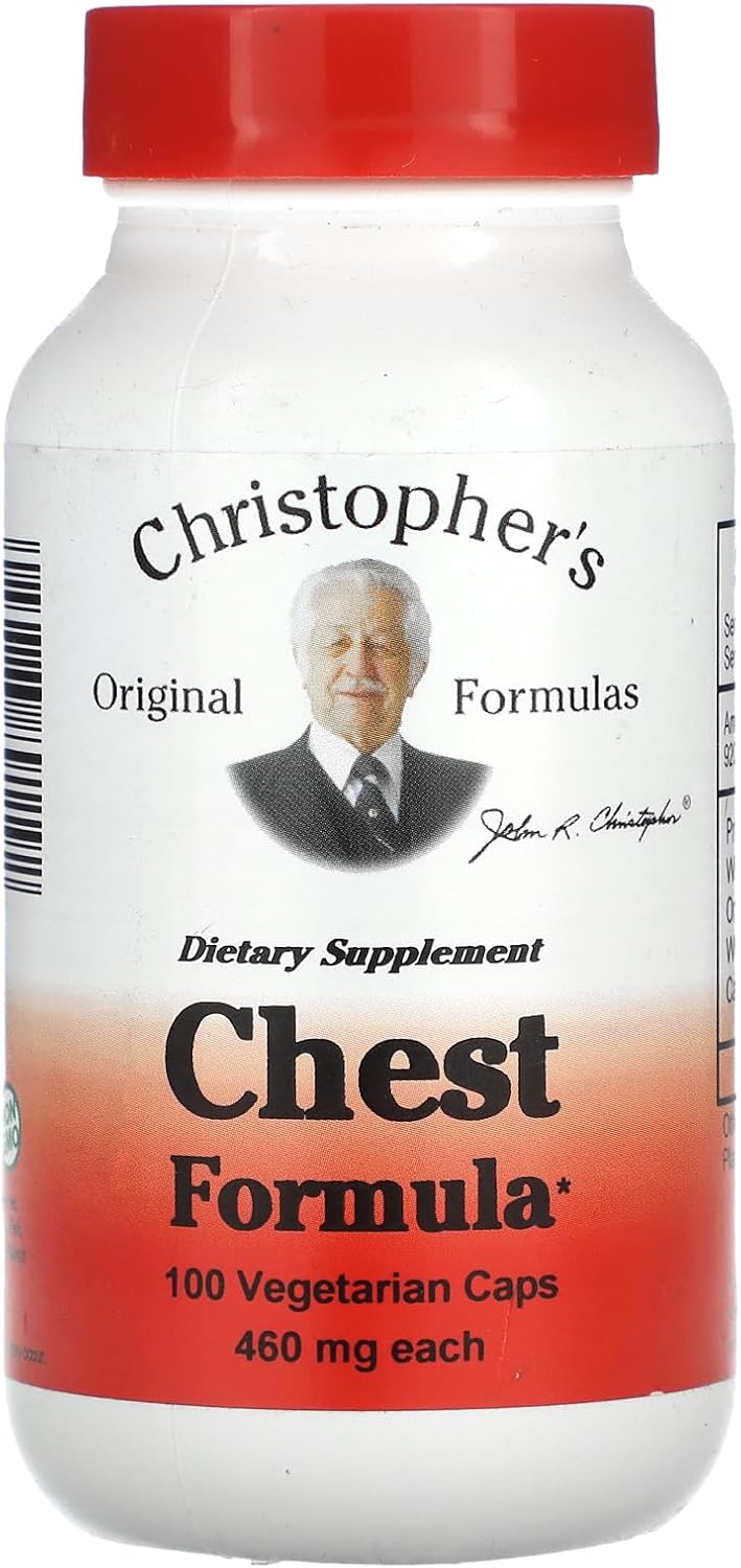 Christopher's Original Formulas Chest Formula - 100 Vegetable Capsules
