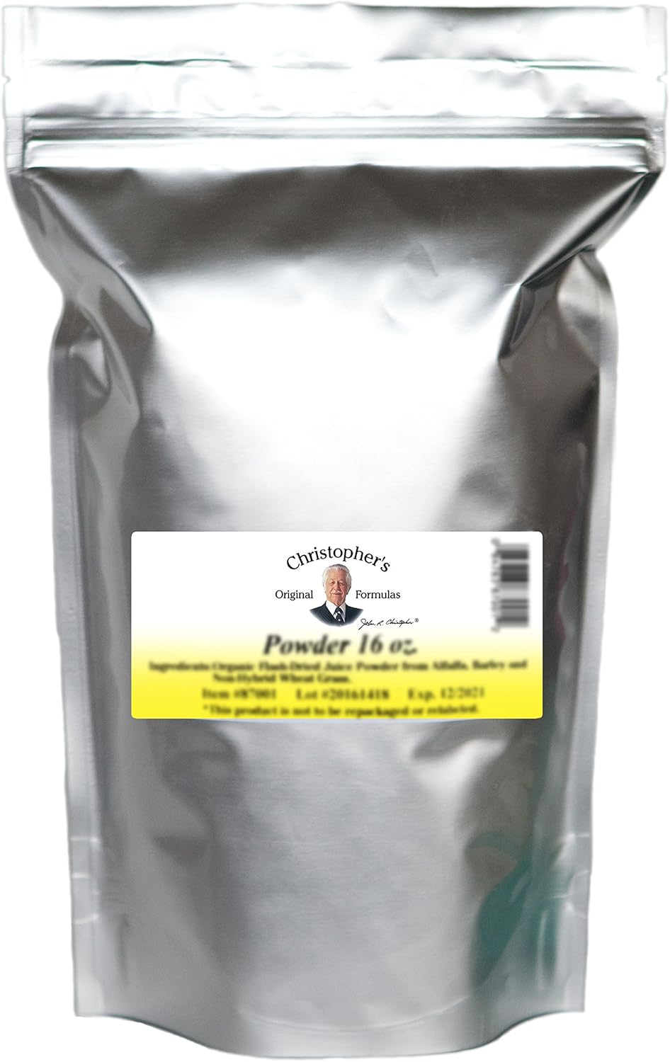 Christopher's Original Formulas Jurassic Green Powder 16 Oz - Organic Superfood Supplement
