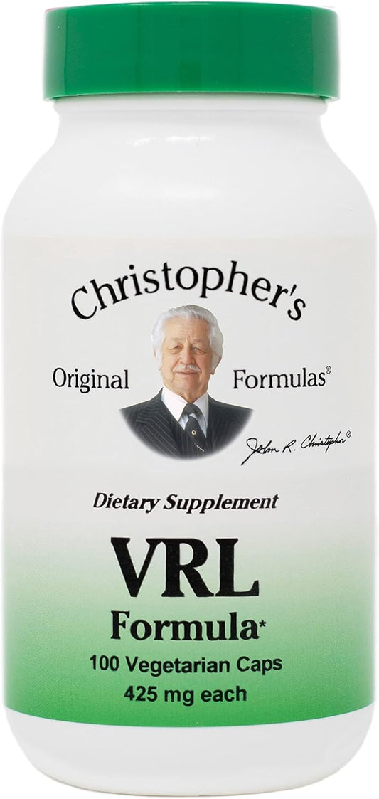 Christopher's Original Formulas VRL Formula Capsules - 100 Count for Immune Support