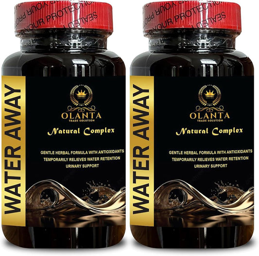 Citric Acid, Celery Seed, and Tart Cherry Water Diet Pills - Diuretic & Fast Acting Bloating Relief - 2 Bottles
