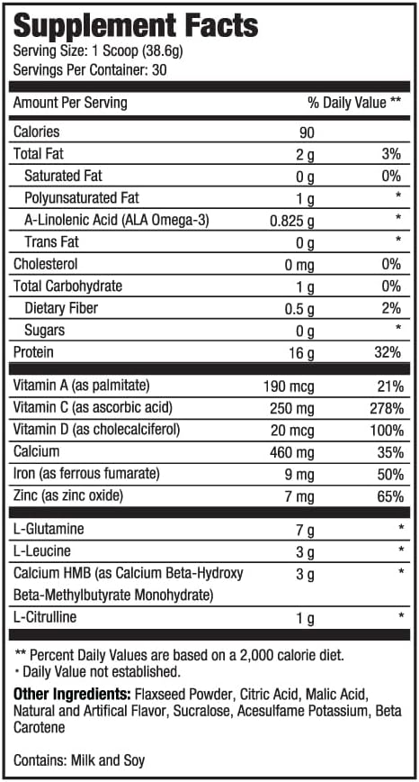 Citrus Protein Powder for Bone and Tissue Healing - MEND Repair & Recover Formula