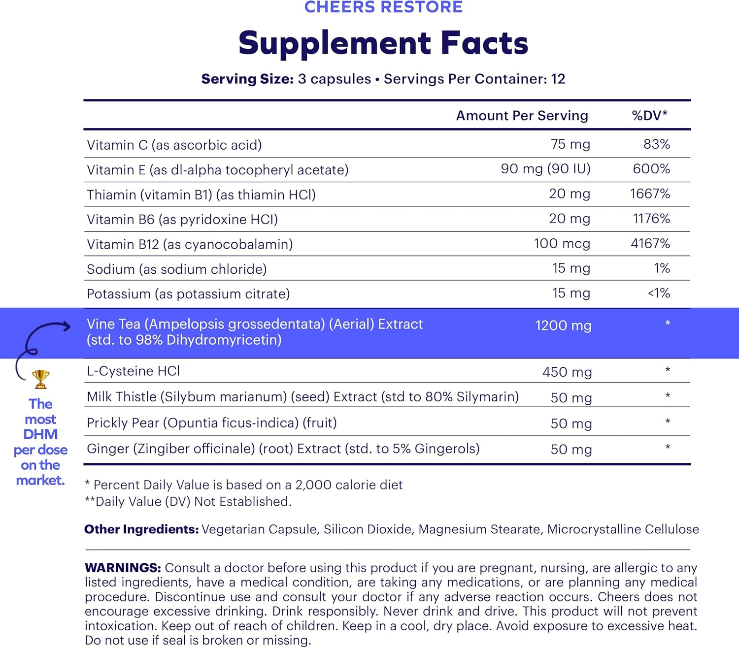 Classic Combo: Restore and Hydrate for Post-Drinking Relief - DHM, L-Cysteine, B-Vitamins, Electrolytes - 12 Doses - Liver Support
