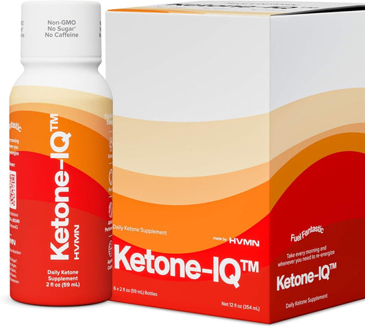 Clean Energy Ketone Shots for Brain & Body Boost | 24 On-The-Go Servings | Sugar & Caffeine Free | Keto Diet Optional | 4x6 ct