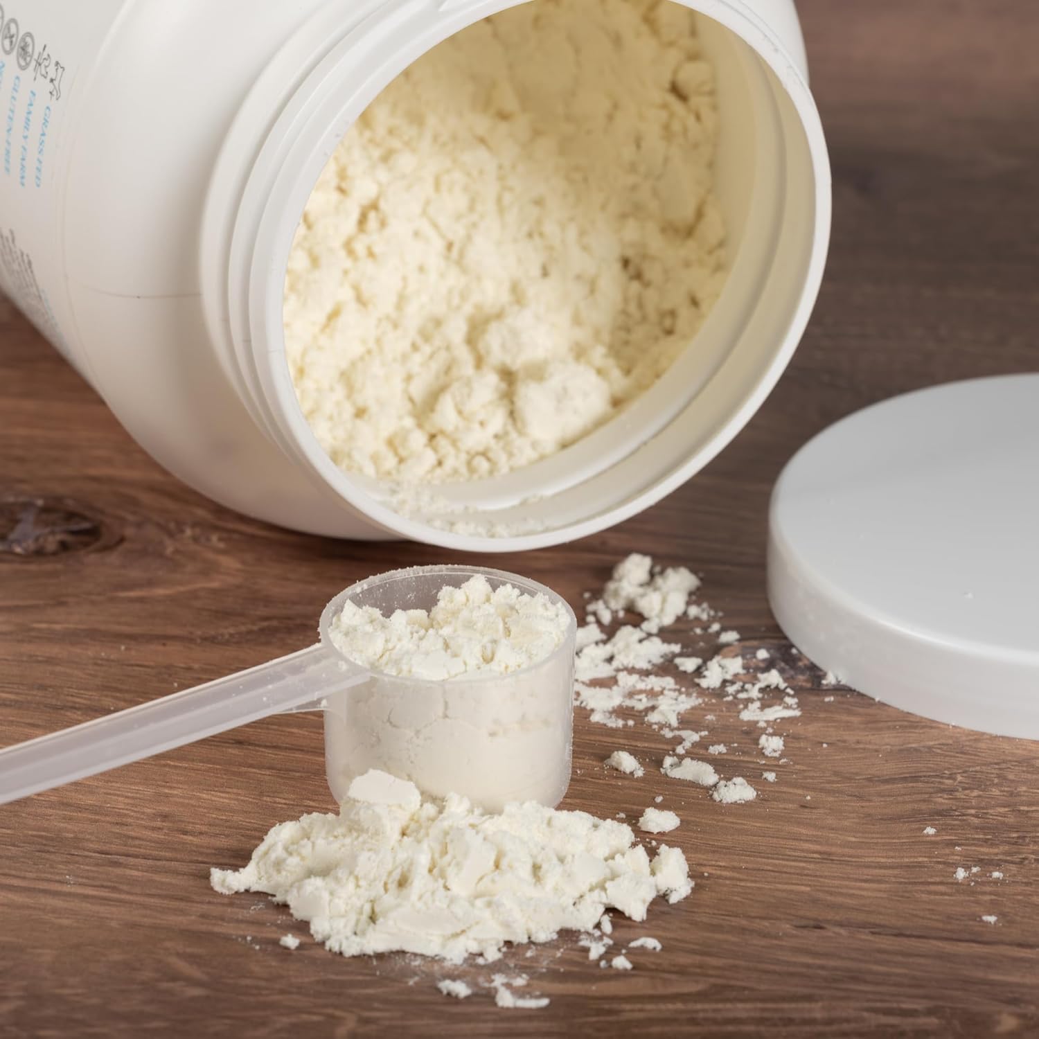 Clean Grass-Fed Goat Whey Protein Powder | High Protein, All Natural, Non-GMO | Undenatured, Unsweetened | 15 Servings - 16 oz