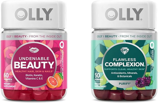 Clear and Healthy Skin Support Gummies with Vitamins E, A, and Zinc - 50 Count