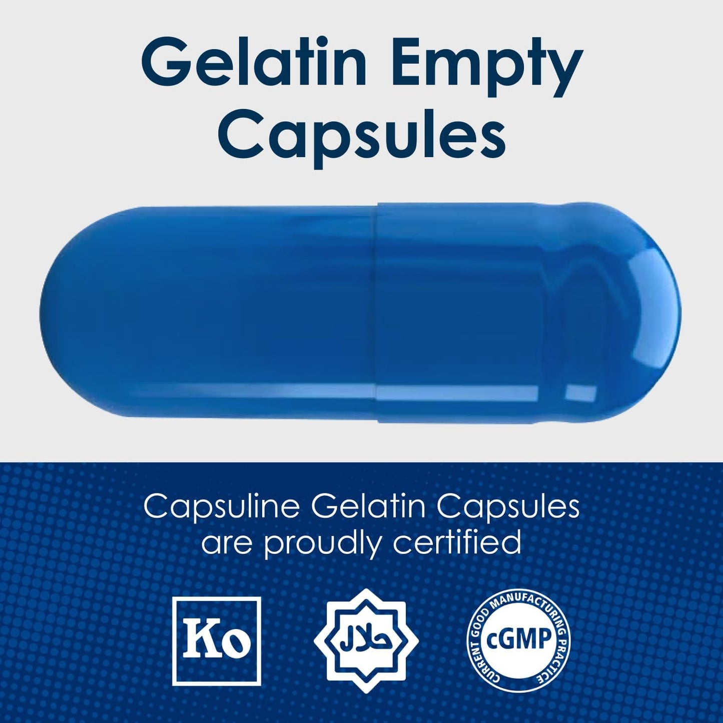 Clear Separated Gelatin Capsules Size 00 - 1000 Count | Gluten Free, Kosher, Non-GMO | Bovine Pill Caps for DIY Supplement Filling
