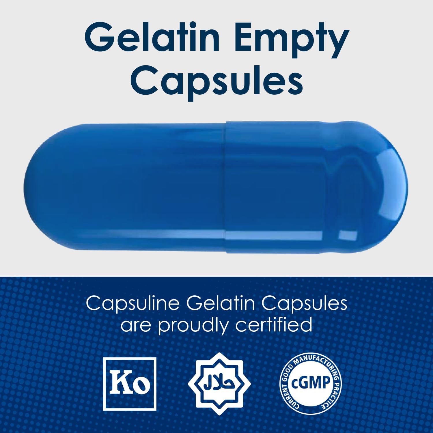 Clear Separated Gelatin Capsules Size 00 - 1000 Count | Gluten Free, Kosher, Non-GMO | Bovine Pill Caps for DIY Supplement Filling