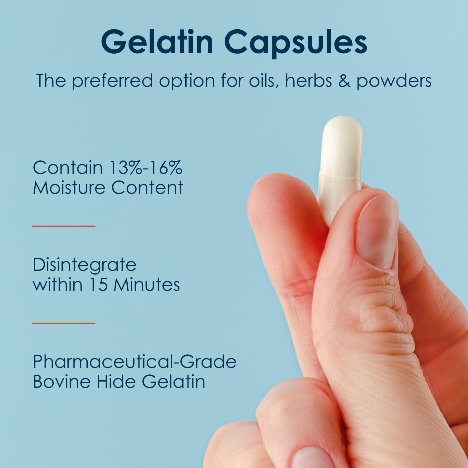 Clear Separated Gelatin Capsules Size 00 - 1000 Count | Gluten Free, Kosher, Non-GMO | Bovine Pill Caps for DIY Supplement Filling