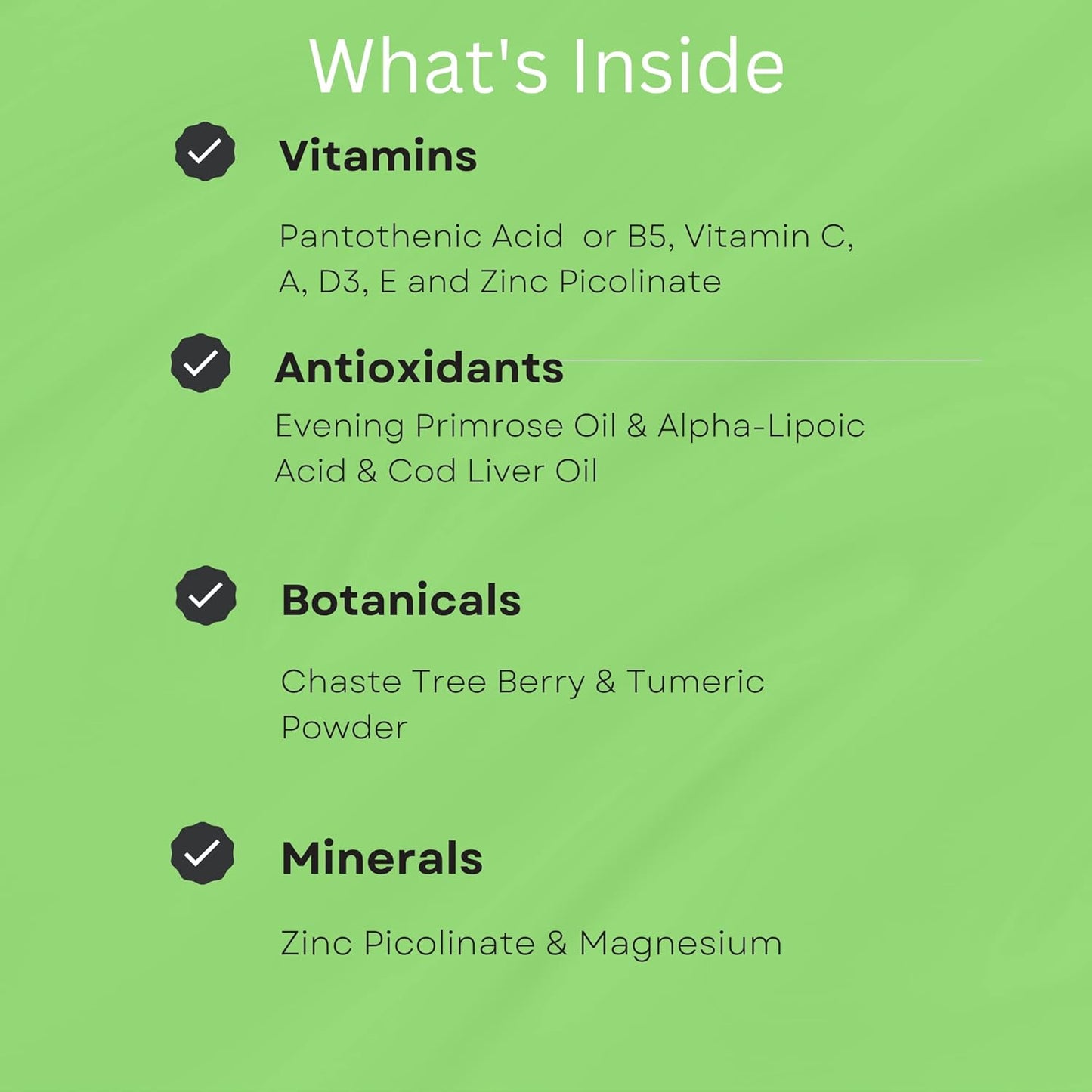 Clear Skin Acne Vitamin System with 20 Antioxidants, Botanicals, and Minerals - 60 Count Pack of 2 for Innate Skin Health