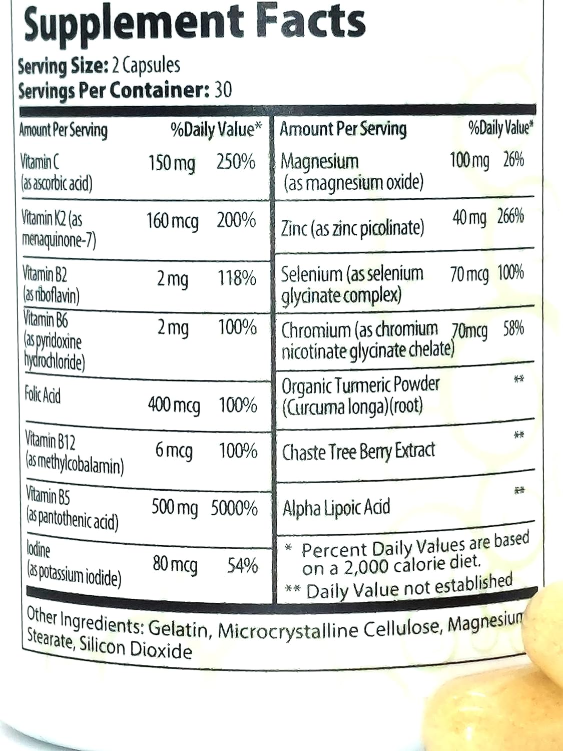 Clear Skin Acne Vitamin System with 20 Antioxidants, Botanicals, and Minerals - 60 Count Pack of 2 for Innate Skin Health