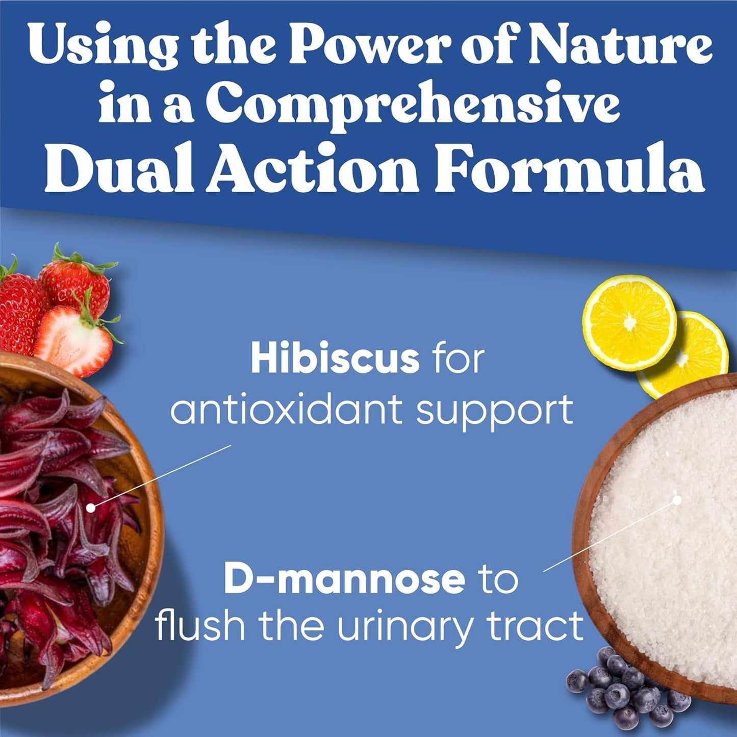 Clinical Strength Eu Natural Urinary Tract Duo: Cranberry Capsules & Harmony Gummies - UT Defense with D-Mannose, Hibiscus, Pine Bark, Propolis, Vitamin D