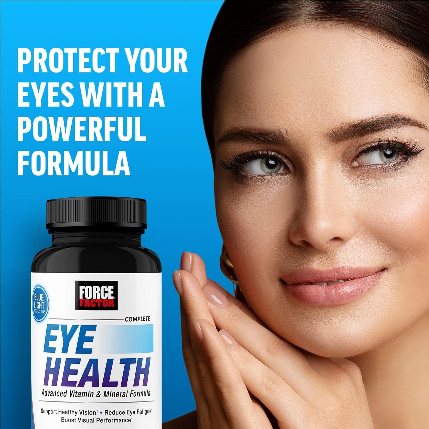 Clinical Strength Eye Vitamins with Lutein & Zeaxanthin for Vision Support - Eye Health Supplements for Adults, 60 Capsules