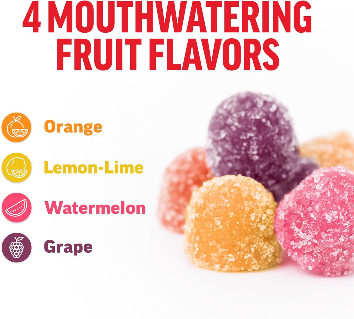Clinically Studied Force Factor Creatine Gummies - 5g Creatine Monohydrate for Muscle Gain, Strength, Recovery - Assorted Fruit Flavors, 30 Servings