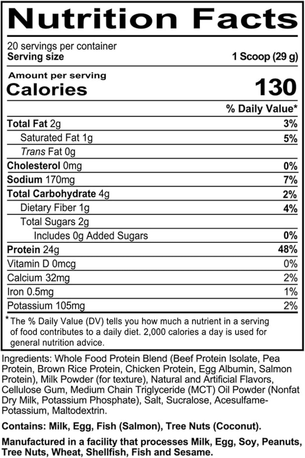 Coach Prime MRE Lite Protein Powder - Low Carb Whole Food Animal Protein with 24g Protein - Prime Time Strawberry Cheesecake (20 Servings)