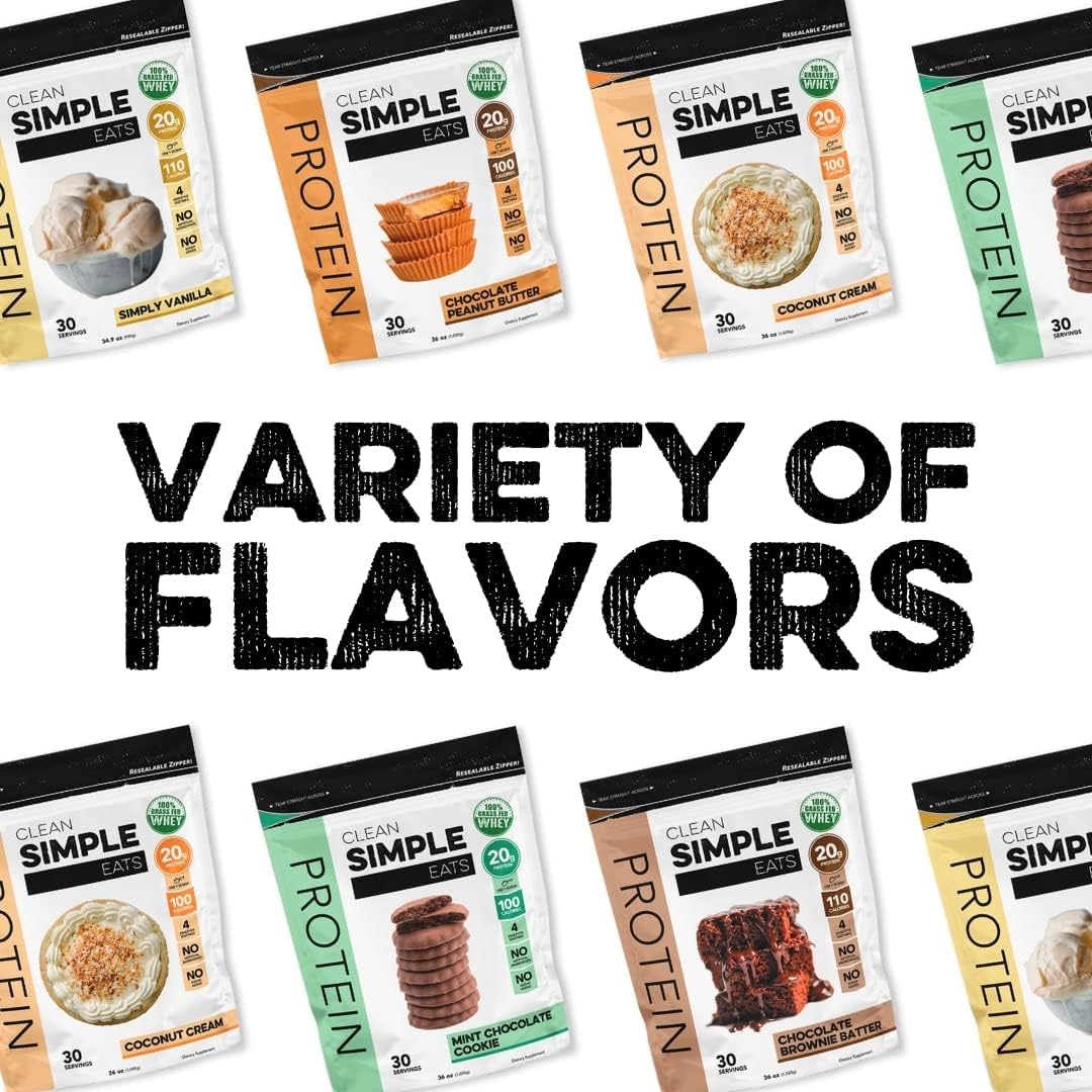 Coconut Cream Whey Protein Powder - Natural Sweetened, Cold-Processed, 20g Protein per Serving (30 Servings)