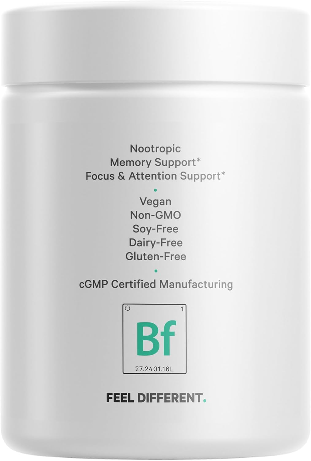 Codeage Brain Focus Nootropic Supplement with Citicoline Cognizin, Panax Ginseng, Resveratrol, Gotu Kola, B12 - Liposomal Delivery - 60 Capsules
