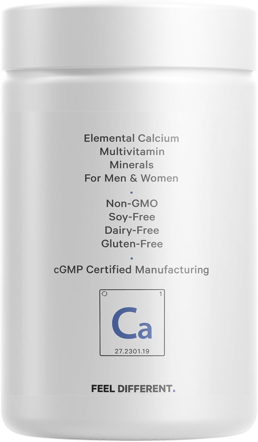Codeage High Calcium Vitamins with Vitamin D3 & Magnesium - 2-Month Supply - Non-GMO Elemental Calcium Pills - 120 Capsules