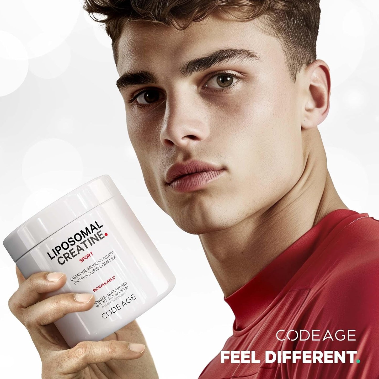 Codeage Liposomal Creatine Powder Supplement - 5000mg Pure Creatine Monohydrate for Pre & Post Workouts - Unflavored Micronized Creatine Powder - Creatinine for Sports - 30 Servings