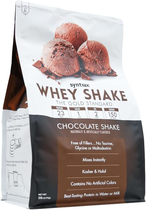 Cold Filtered Chocolate Whey Protein Powder - 5 lbs by Syntrax Nutrition