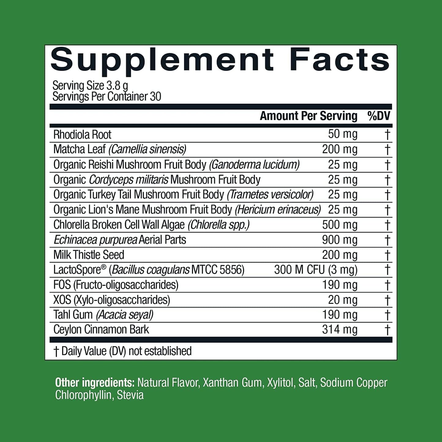 Collagen Peptides & Beyond Greens for Hair, Skin, Nails, Joints - Immune Boost, Detox, Energy