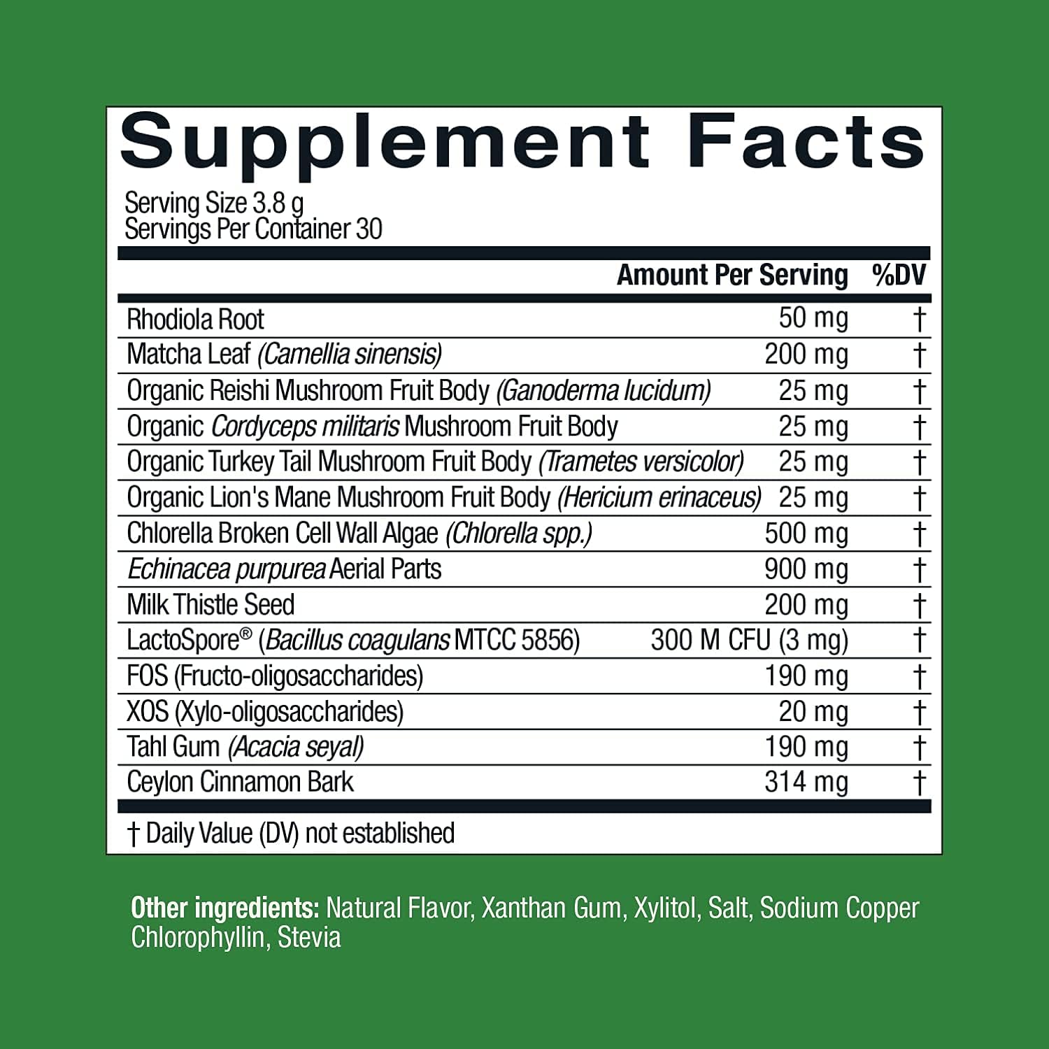 Collagen Peptides & Beyond Greens for Hair, Skin, Nails, Joints - Immune Boost, Detox, Energy