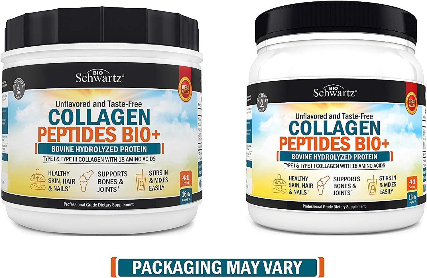 Collagen Peptides Powder with Prebiotics, Probiotics, and Digestive Enzymes for Women - 40 Servings