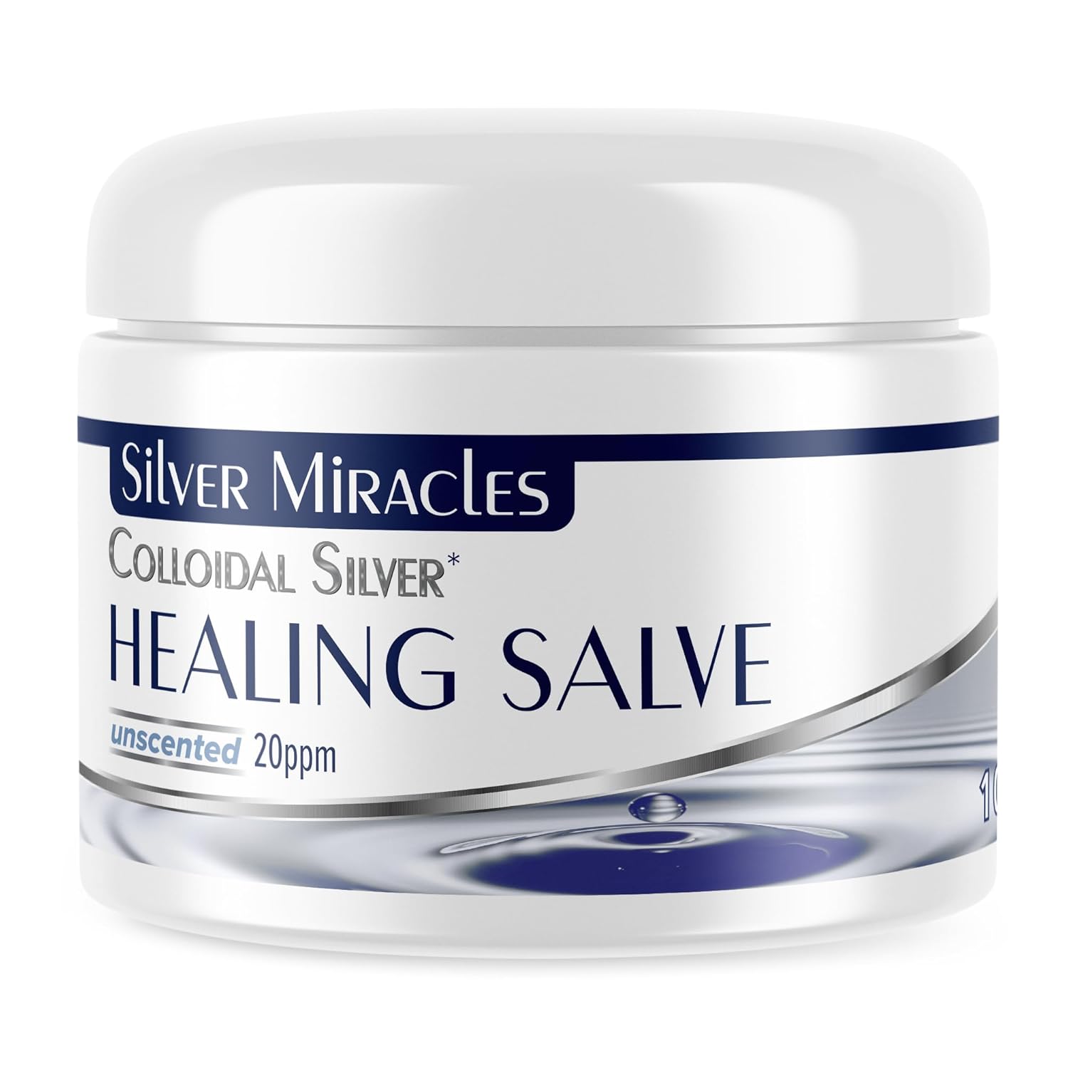 Colloidal Silver Healing Salve - Natural Silver Miracles Solution for Skin Care