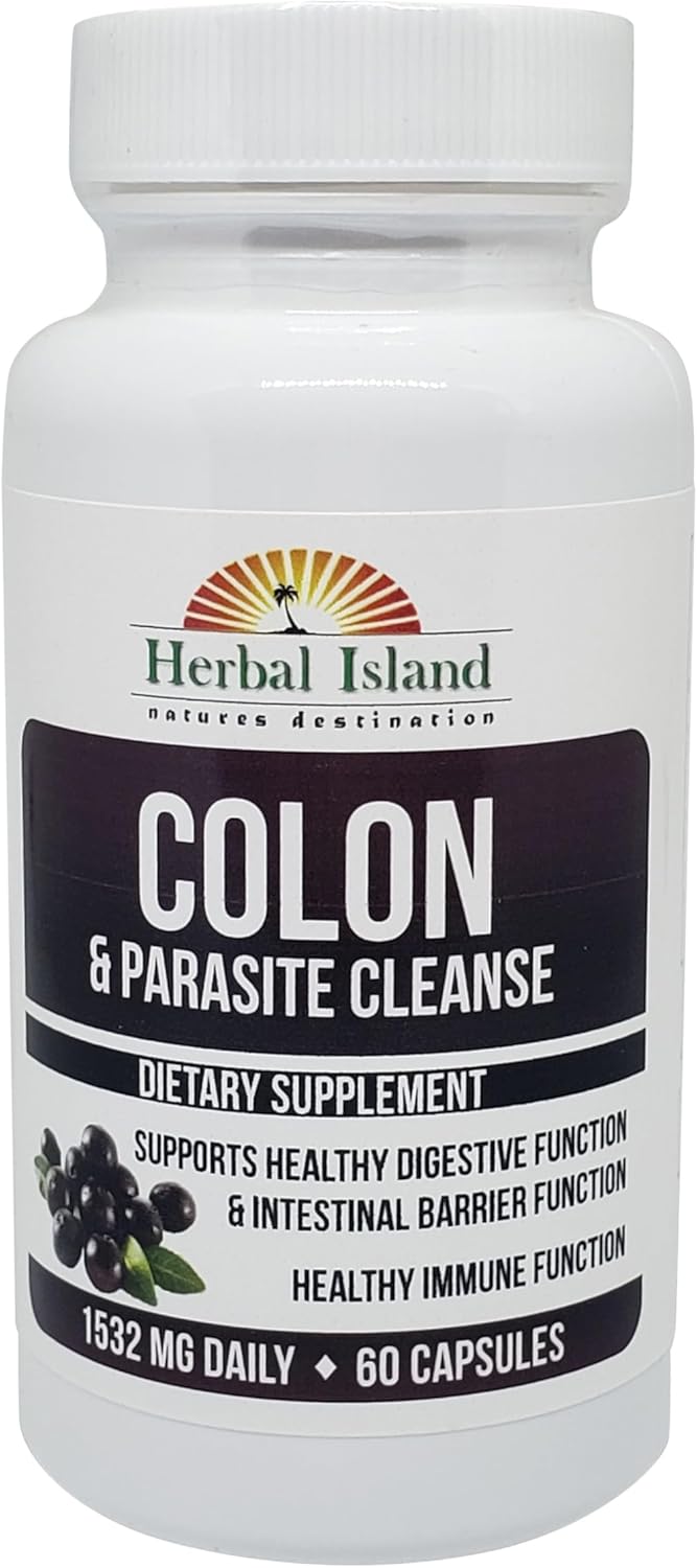 Colon and Parasite Cleanse Supplement for Detoxification and Health Support