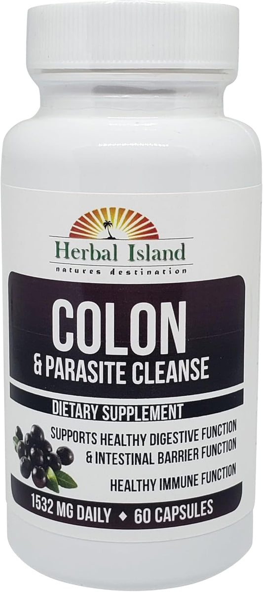 Colon and Parasite Cleanse Supplement for Detoxification and Health Support