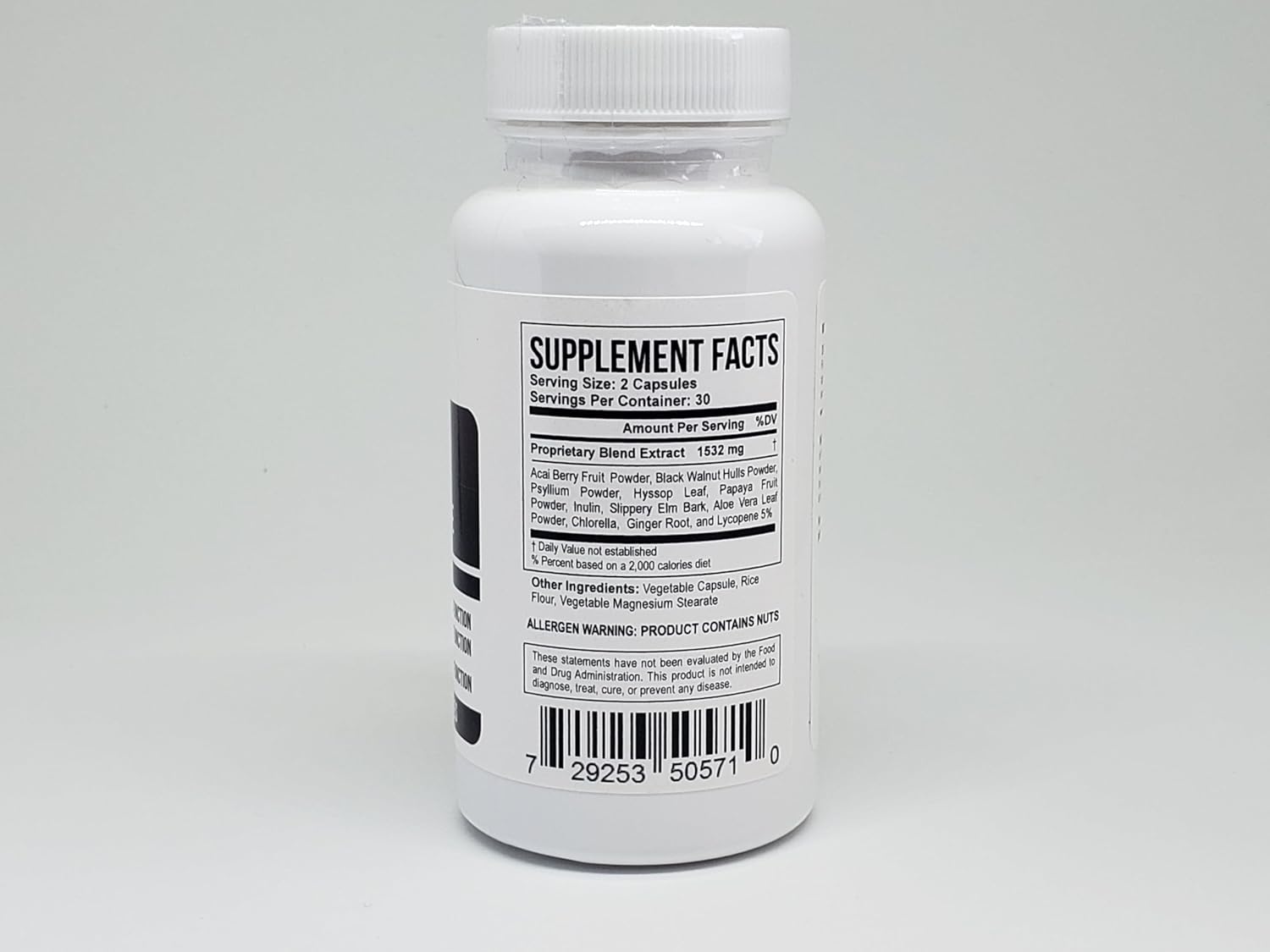 Colon and Parasite Cleanse Supplement for Detoxification and Health Support