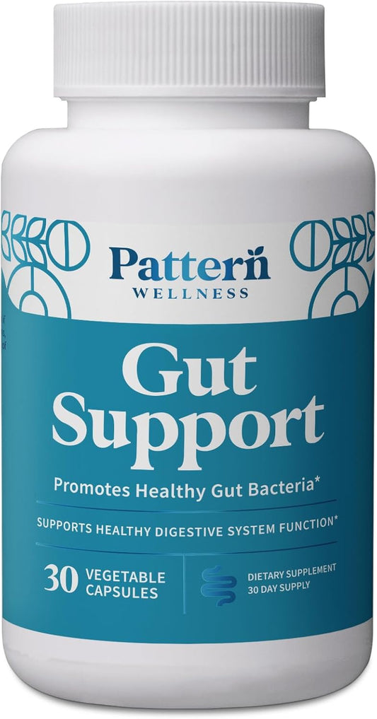 Complete Gut Support Supplement for Gut Repair & Digestive Health - Vegan Microbiome Boost - 30 Non-GMO Capsules - Lab Tested